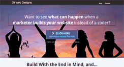 Desktop Screenshot of 39webdesigns.com
