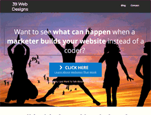 Tablet Screenshot of 39webdesigns.com